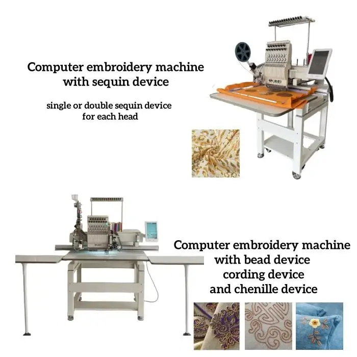 Types of Sequin Embroidery Machines